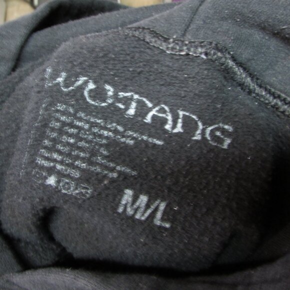 Wu Tang Clan Hoodie Mens Med/Large CREAM Dollar Bill Hip Hop Rap Pullover - Picture 12 of 15